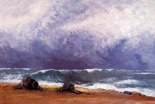 The Wave, 1871, Gustave CourbetMedium: oil,canvas
