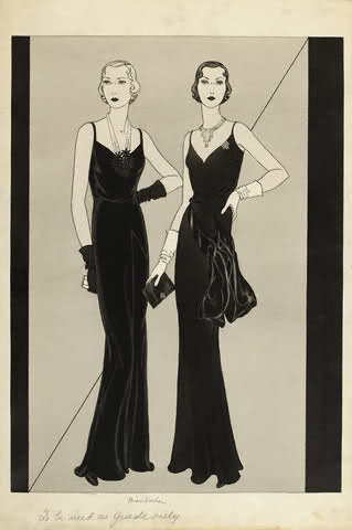 Mainbocher gowns, 1930s