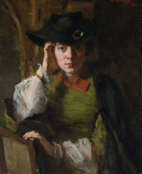 spoutziki-art:Thérèse Schwartze - Portrait of Lizzie Ansingh, 1902