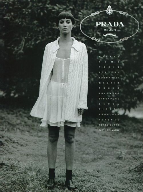 maryjopeace:  PETER LINDBERGH | CHRISTY TURLINGTON | PRADA AD CAMPAIGN | SPRING/SUMMER 1994 