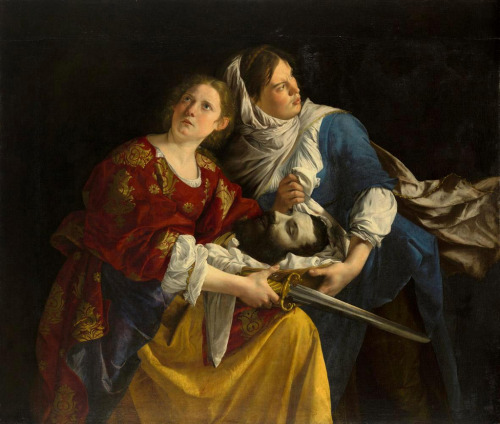 Judith and Her Maidservant with the Head of Holofernes, by Orazio Gentileschi, Pinacoteca Vaticana, 