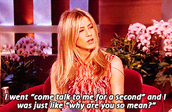 cj-sewers:  monica-geller: Ellen DeGeneres: Perez Hilton is a guy who was saying some nasty things about a lot of celebrities, and he realised he was a bully and he was on our show saying he was going to change. He told one of our producers that basically
