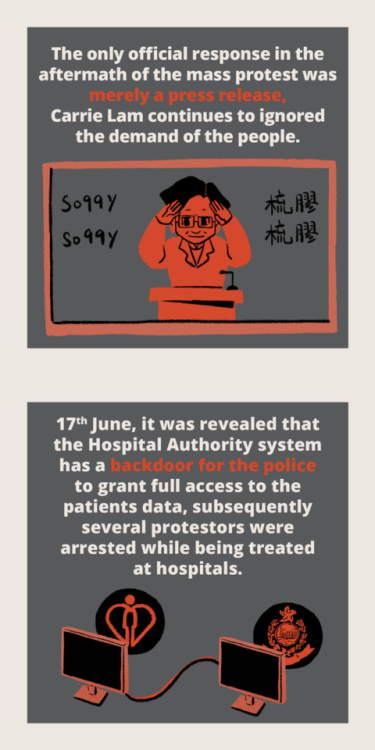 reducto1art:My friends, @knifeson and I did info pack of Hong Kong Extradition Bill Vol.2. Hope yo