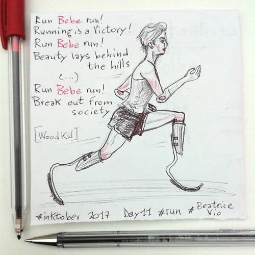 abbylaus:Day 11: “run”.Changing a bit Woodkid lyrics, I wanted to celebrate my favourite paralympic 
