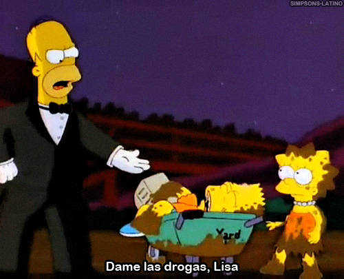seab-onee:  simpsons-latino:  Mas Simpsons aqui  Deme las drogas señor 