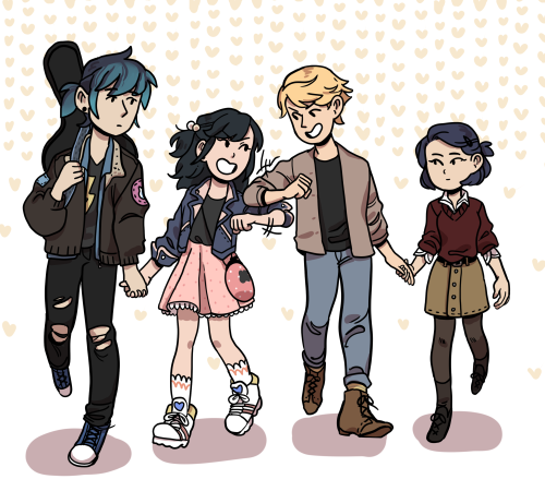 hancreates: What content do i want? Marinette and adrien becoming the worlds most obnoxious best fri