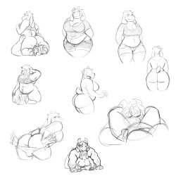 dulynotedart:   I draw Tori as really fat but I wanted to change it up so she was thicc instead. The right amount of thicc can be so much hotter y'know?  I think I did pretty good hehe  I was also inspired by @thebuttdawg’s Toriel (cause they got that