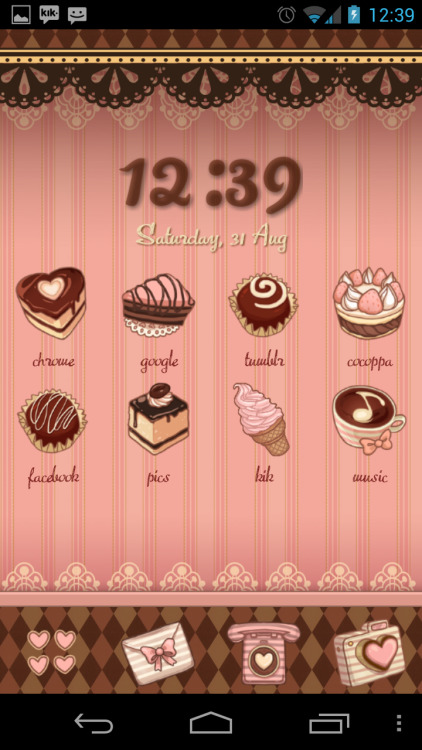 Some of my phone themes I’ve designed. I wish I could make them available as my own app but some of 