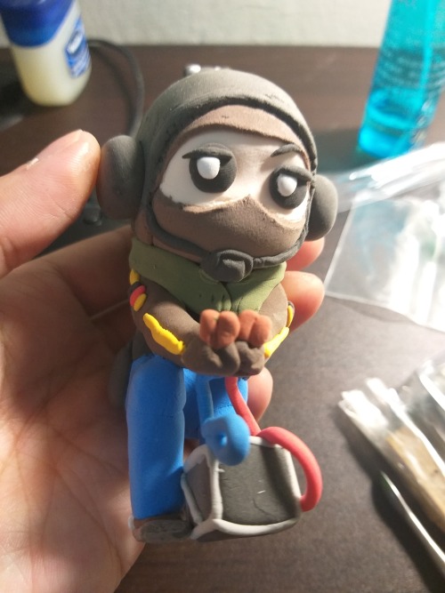 First  work of light clay for Bandit (rainbow six) 