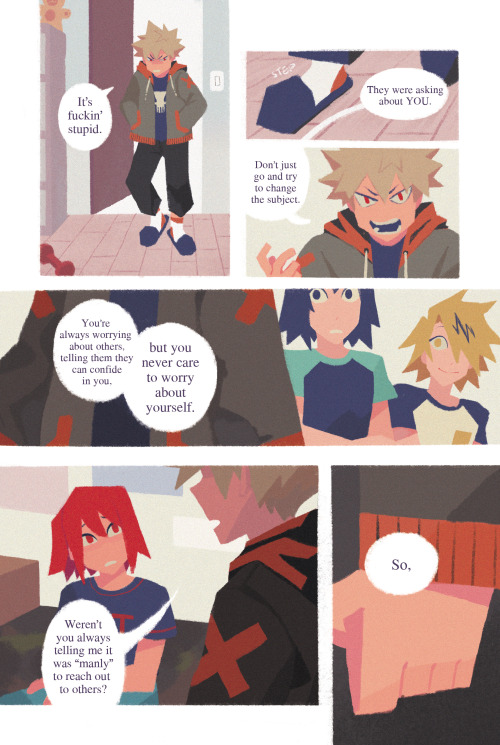 there’s no need to hide another comic i did for @recoveryzine​! i wanted to focus on the idea that t