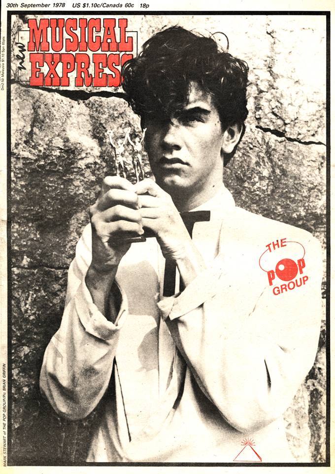 postpunkindustrial:  Mark Stewart of The Pop Group on the cover Musical Express