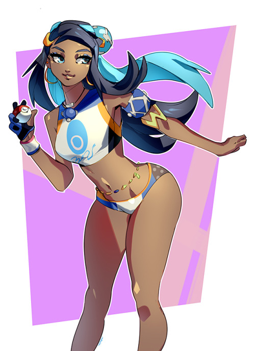 fandom-artworks: topsu01: Nessa -pokemon- xdtopsu01