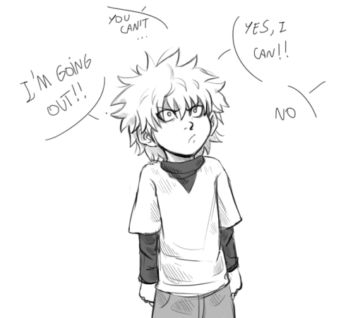 rabiscosetal:  - I’ll go out later! - He’ll still be there… - What?! -..nothing..