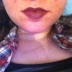 I finally got my lips to a point where they don’t look gross with matte lipstick!! :D