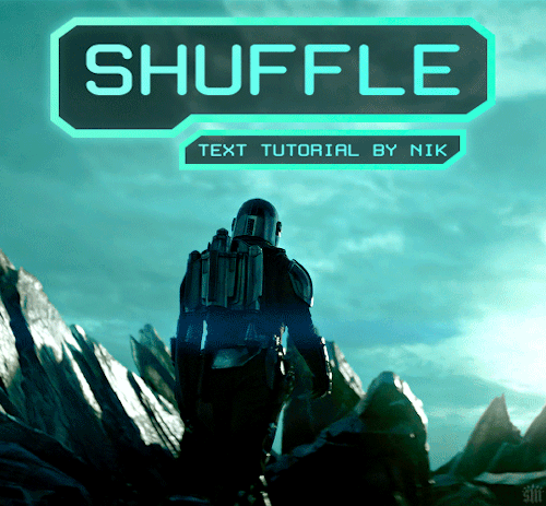 HOW TO: Shuffle Text Effect