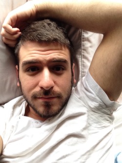 nickgoesgaga:Too comfy to move. sweet boy