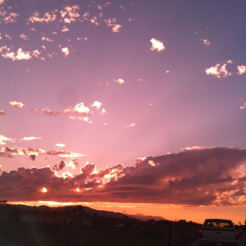 young-anarchist:  The drive home from the first day back to college was breathtaking. My window tint gives my camera a cool filter :)