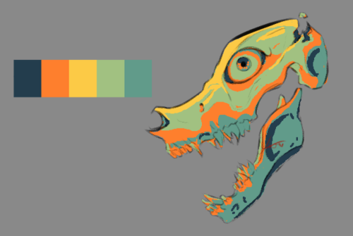 Its Just- Its Just A Skull With Color What I Chose :>