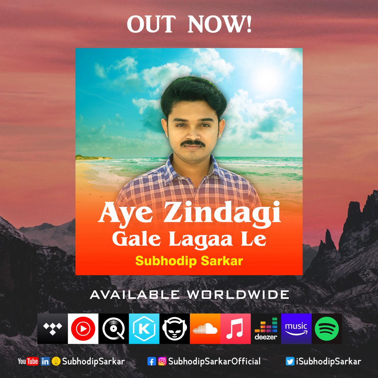 🎧 Aye Zindagi Gale Lagaa Le 🎧 New song OUT NOW!
Check out my new song 👇
https://open.spotify.com/album/1PEwkXETMsWAllIAiTY3Ge
#subhodipsarkar #AyeZindagiGaleLagaaLe #newsong #newmusic #outnow