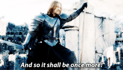 XXX lotrdaily:  Boromir’s battle speech in photo