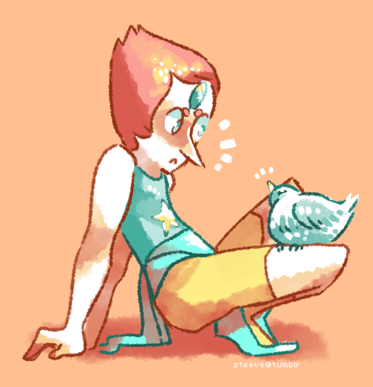 steevejr:  bird meets bird