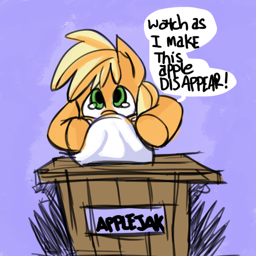 trixieismagic:  It’s MAGIC!  x3 Silly AJ~