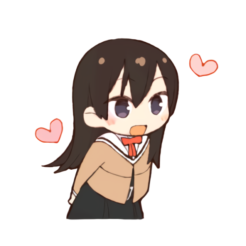  ꕥ CHIBI GIRLS # 2 ꕥ ▷ Bloom Into You ◦ LINE stickers 