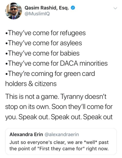 idonotraisecain:They put children in cages under the Democratic rule, too, just so we’re clear. The 