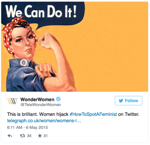 micdotcom:  #HowToSpotAFeminist blows up in conservatives’ faces Right-wing radio host Doc Thompson sent out an offensive tweet Sunday evening with a hashtag to target, belittle and humiliate people who believe women should have equal rights to men: