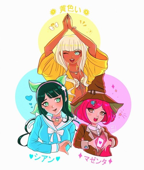 These ladies form the primary colors   ✧*:･ﾟ 