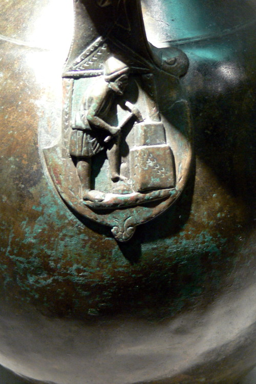 Hephaestus at work* Roman jug* 2nd / 3rd century CE* bronze* Bavaria / Raetia (Limes)* Weißenburg ( 