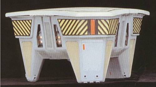 Top: Preliminary design for the USS Enterprise-E’s escape pod by John Eaves.Middle: Final design by 