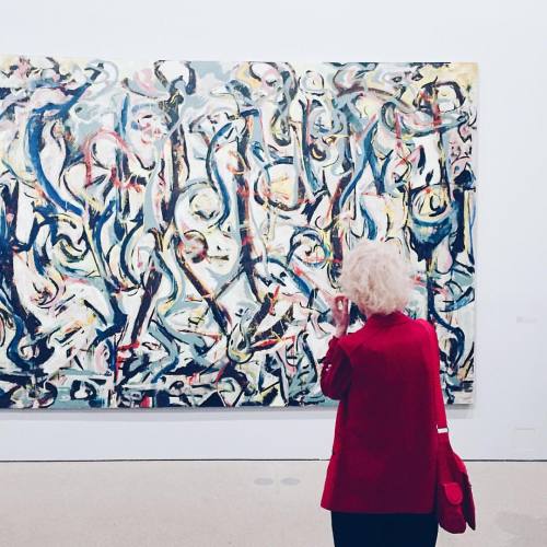 Art Monday: Jackson Pollock’s MuralKunst statt Uni: @lilla_fritzi und ich waren heute in der