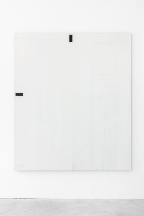 wherethespiritmeetstheboneposts:Alan Uglow, Untitled (White and Black), 1986