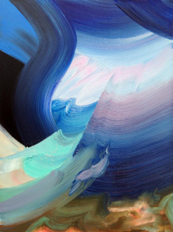 tndra:  Kristine Moran Wave, 2014 Oil on