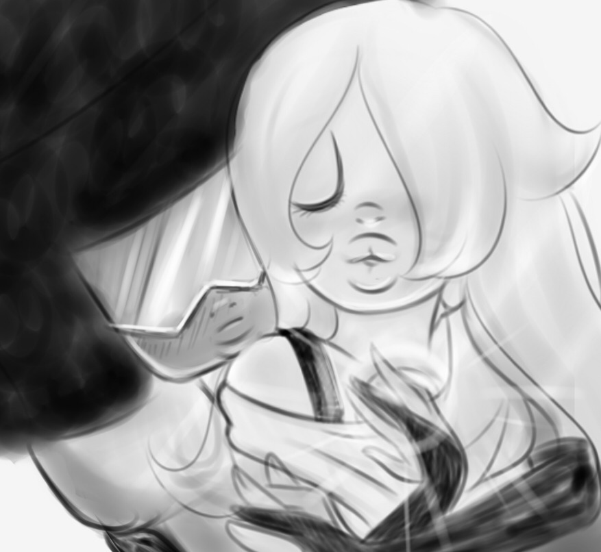princesssilverglow:  Gamethyst, because I currently obsess over every ship with Garnet.