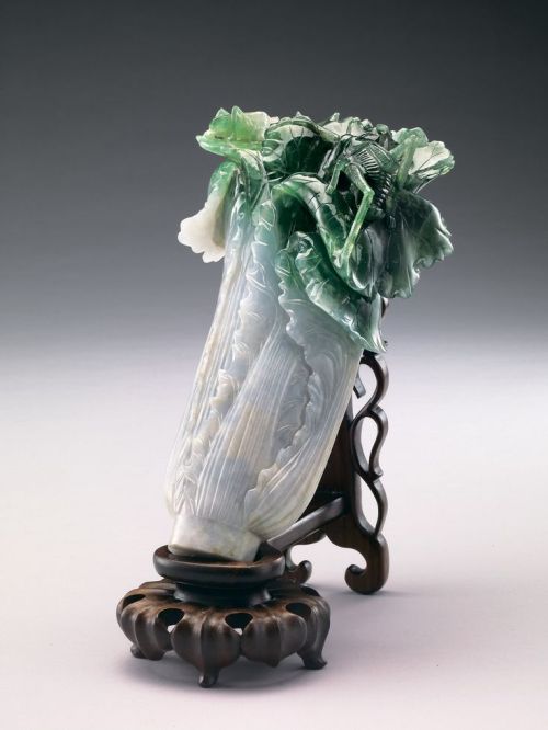 &rsquo;Jadeite Cabbage&rsquo; (Qing dynasty, 18th-19th century)