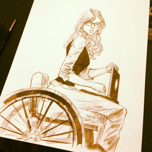 mtakara:  NewYorkComicCon2013 sketch - Oracle.—for commission info: mtakaraart@yahoo.com—for NYCC2013 sketch list pre-order: mtakaraart@yahoo.com 