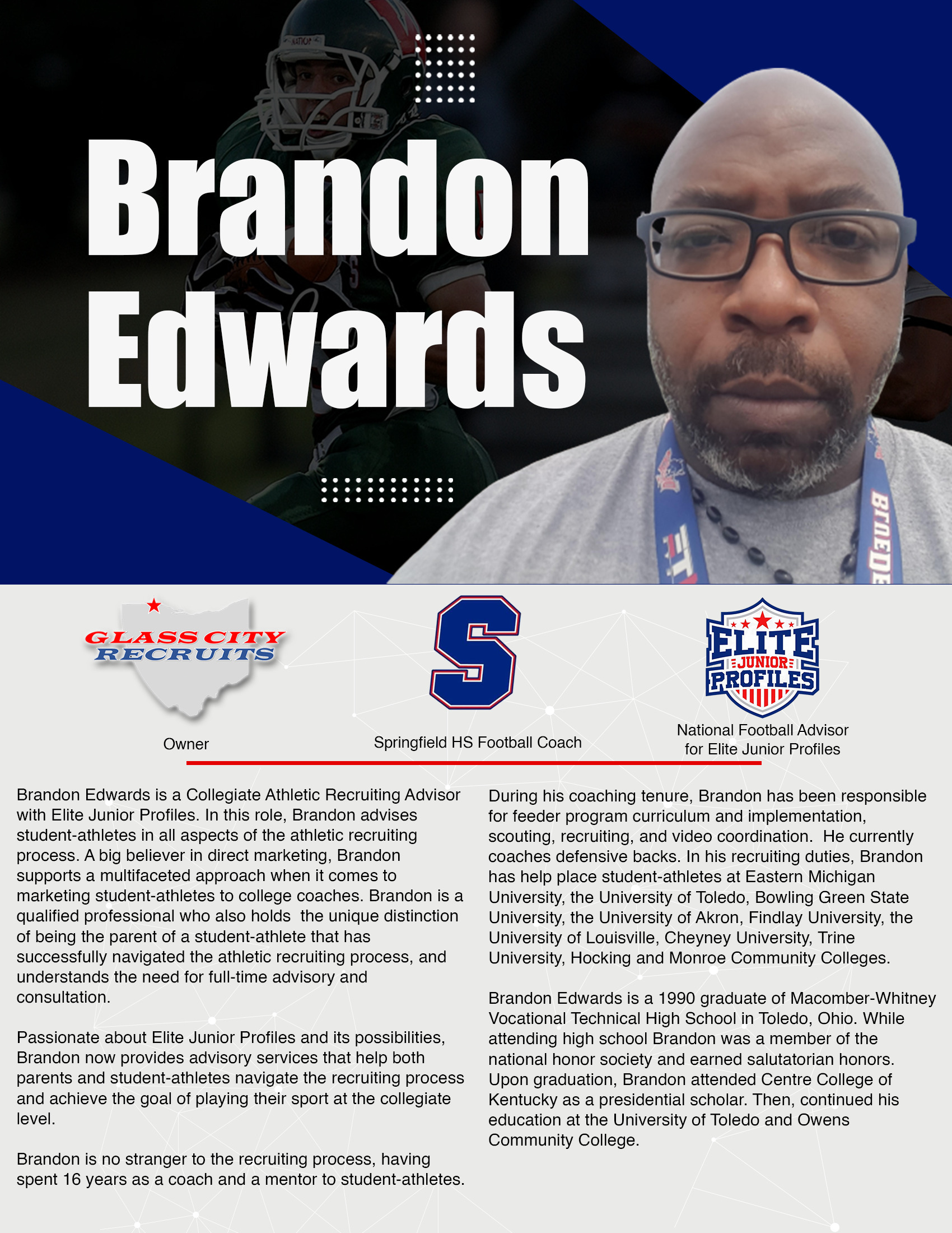 Athletic Recruiting Advisor shares the aspects of athletic recruiting process | Elite Junior Profiles