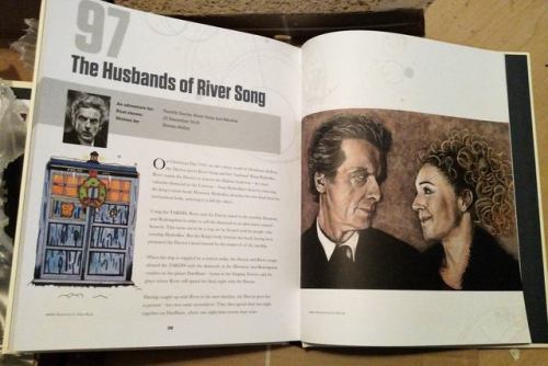 My &ldquo;Twelve and River Song&rdquo; painting was published in this book &ldquo;Doctor