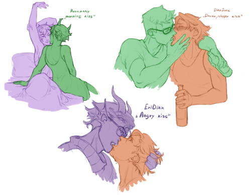 Some Kiss Meme Sketches From Discord
