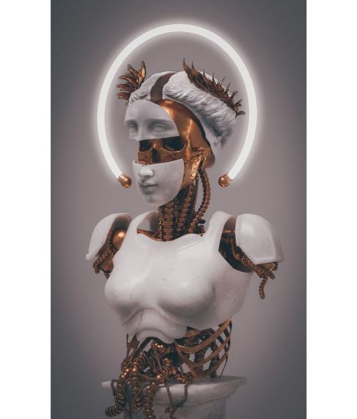 Dea Ex Machina © Oliver Ler Marinkoski 2021 #exmachina #deaexmachina #goddess #robot #android #DeusE