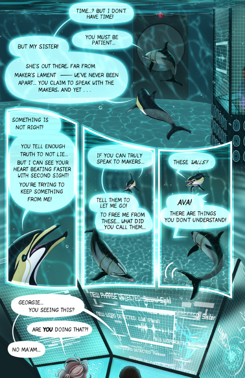 aurosoulart:page 70, at long last! after almost a FULL YEAR of hiatus, Sunder is BACK - and it is 10