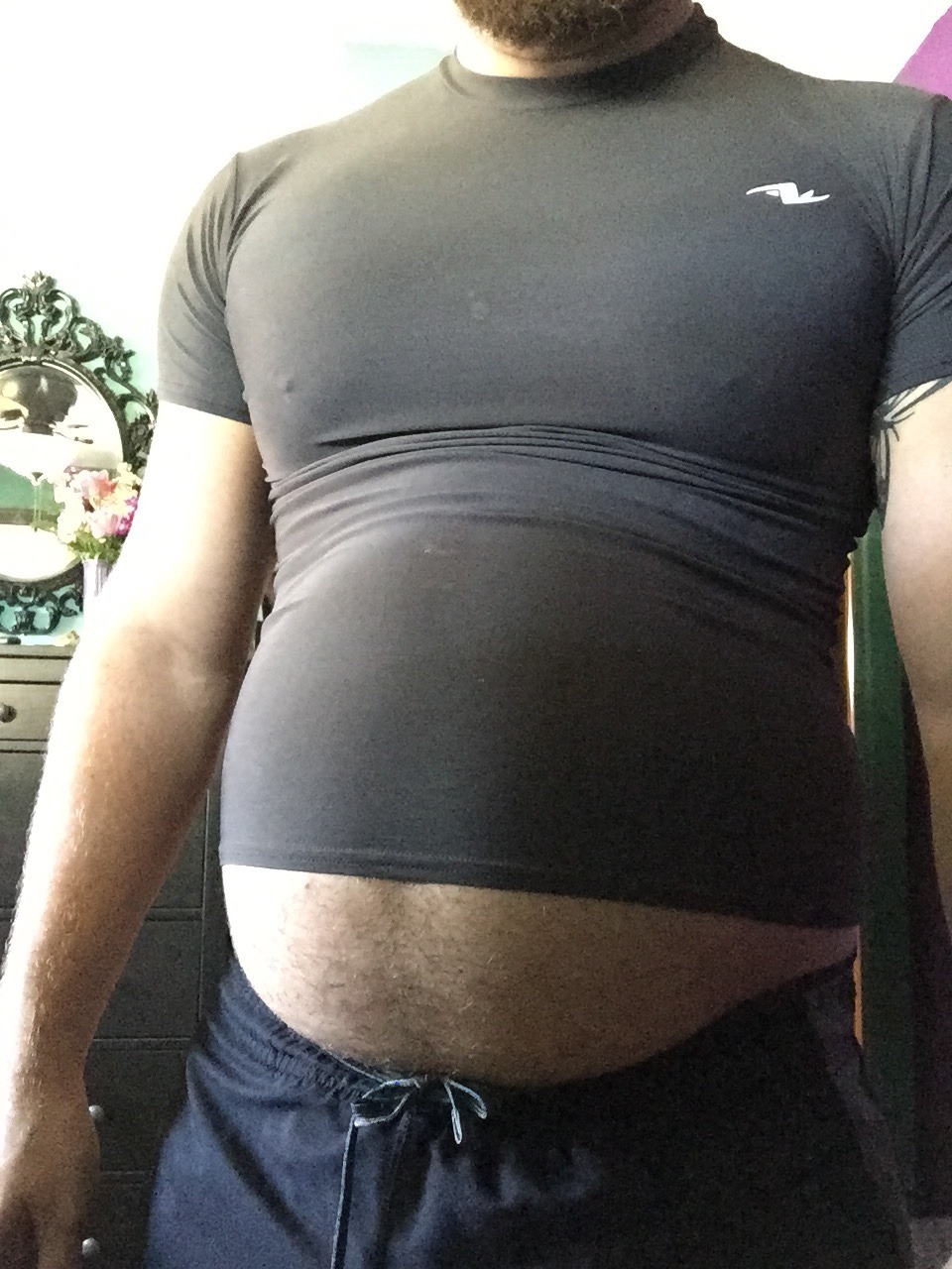 ballbelly:  losemybreath4444:  This use to fit….  What’s wrong with it? I think