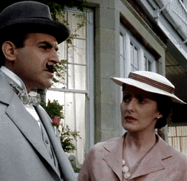 perfides-subjekt:Agatha Christie’s Poirot ↳ Pauline Moran as Miss Felicity LemonAs Poirot’s secretar