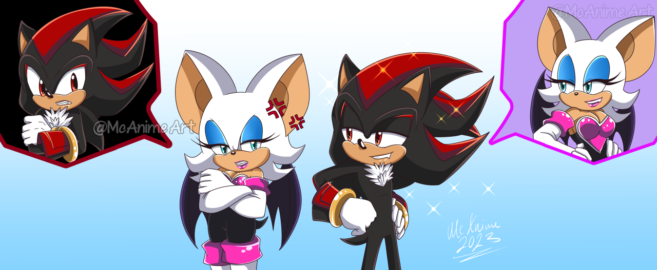 McAnime-Art — Sonic Next Gen Universe: Shadow x Rouge 🚫 Do NOT