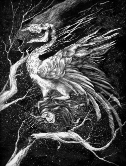 ex0skeletal:    birth of Pegasus by sepraven