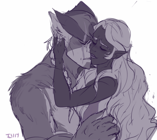 mistlethace: kabuki-akuma: really messy but soft allurivan sketch @captainkaltar