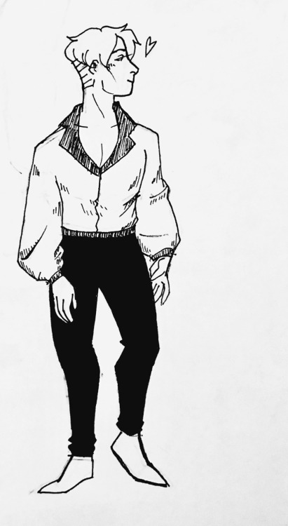 solarsystern:drawing vitya in my clothes lmfao