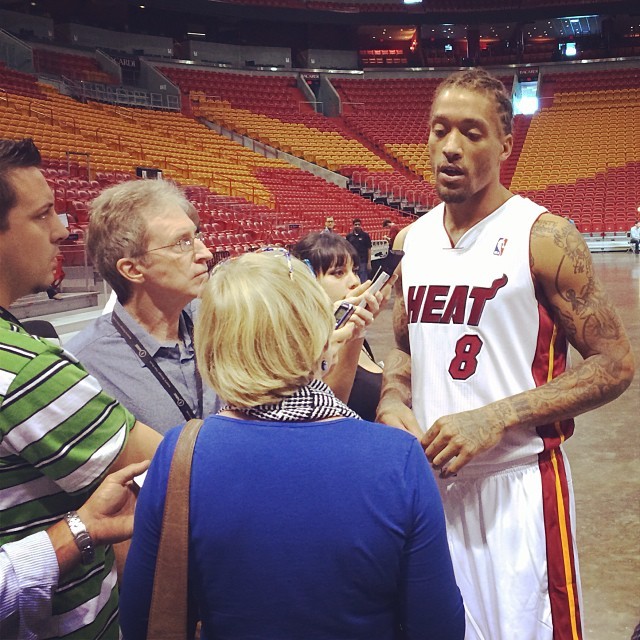 instanba:  Michael Beasley: “Miami is my second home.” #HEATMediaDay13 :: http://bit.ly/19QzcoU